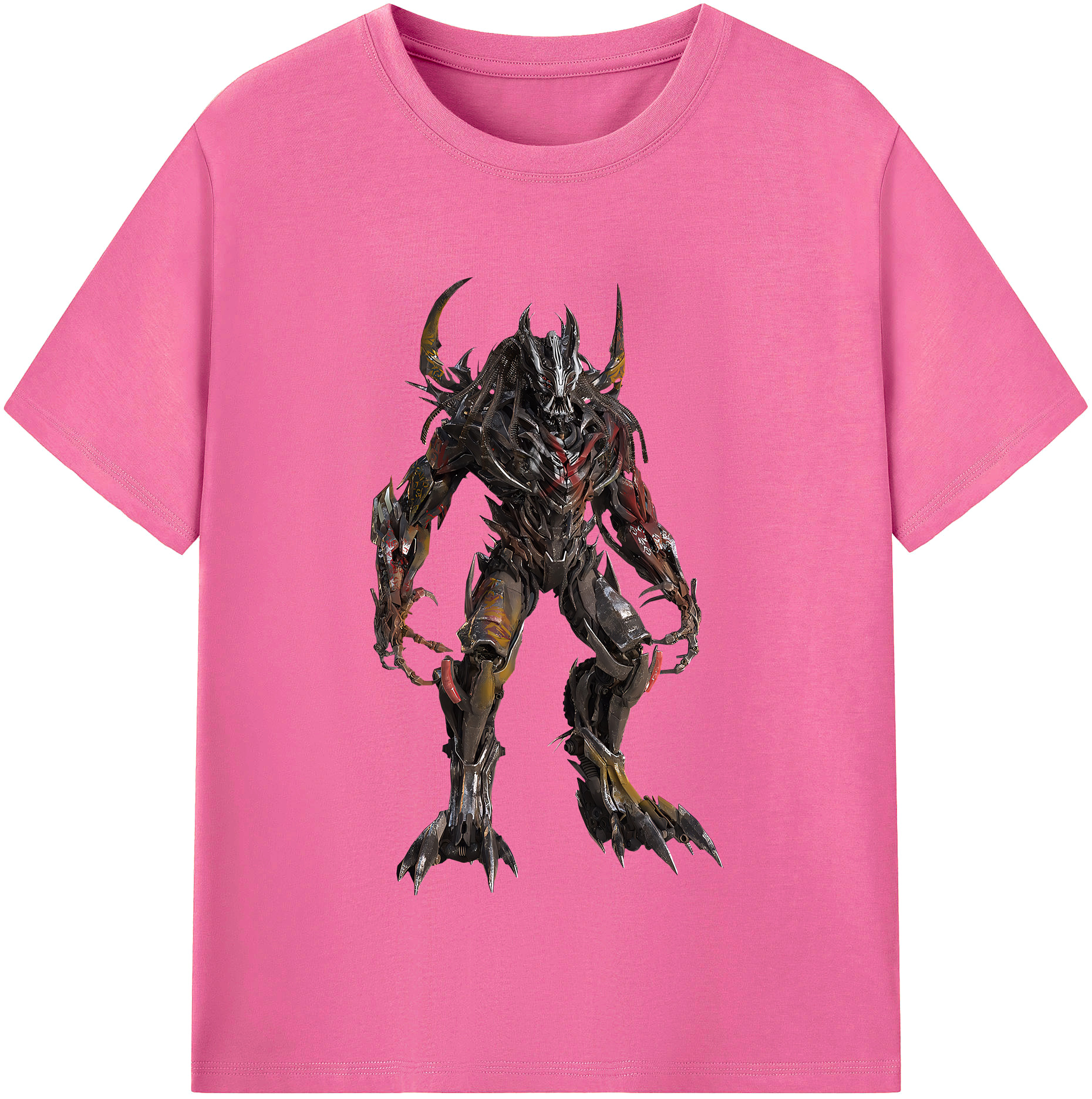 （画像用） Transformers トランスフォーマー レディースカジュアルプリントTシャツ（綿100％）